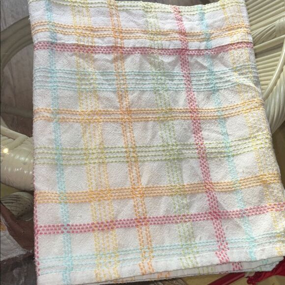 Colorful Plaid Window Valance 46" - Picture 1 of 3